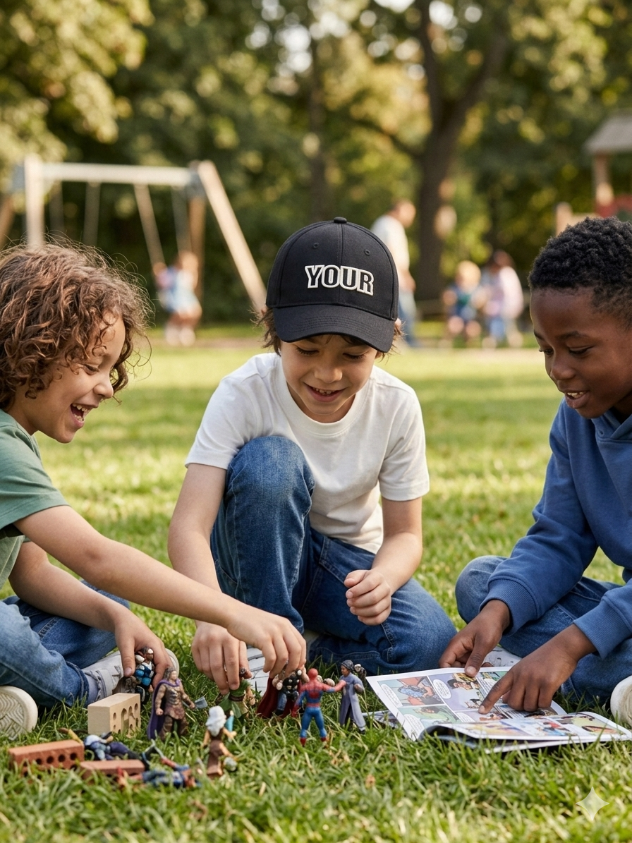 3180 | MINI-TYPO 01 Kids’ Premium Contrast Summer Cap