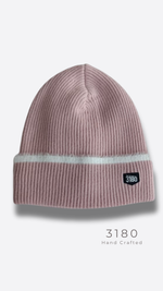 3180 Women's Fabric-Lined Reversible Winter Beanie - Elegant Light Pink