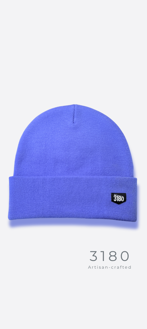 Unisex Reversible Winter Beanie – Neon Cobalt Blue | 3180