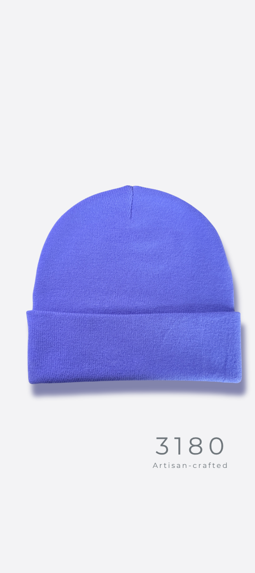 Unisex Reversible Winter Beanie – Neon Cobalt Blue | 3180