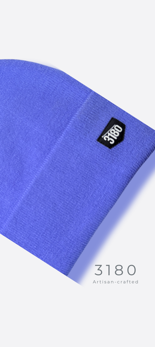 Unisex Reversible Winter Beanie – Neon Cobalt Blue | 3180