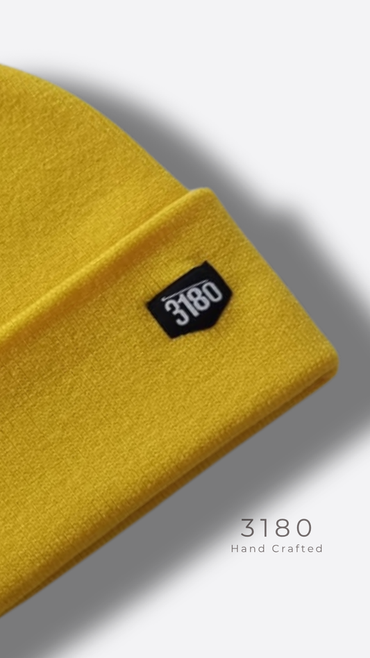 3180 Unisex Reversible Winter Beanie - Neon Yellow