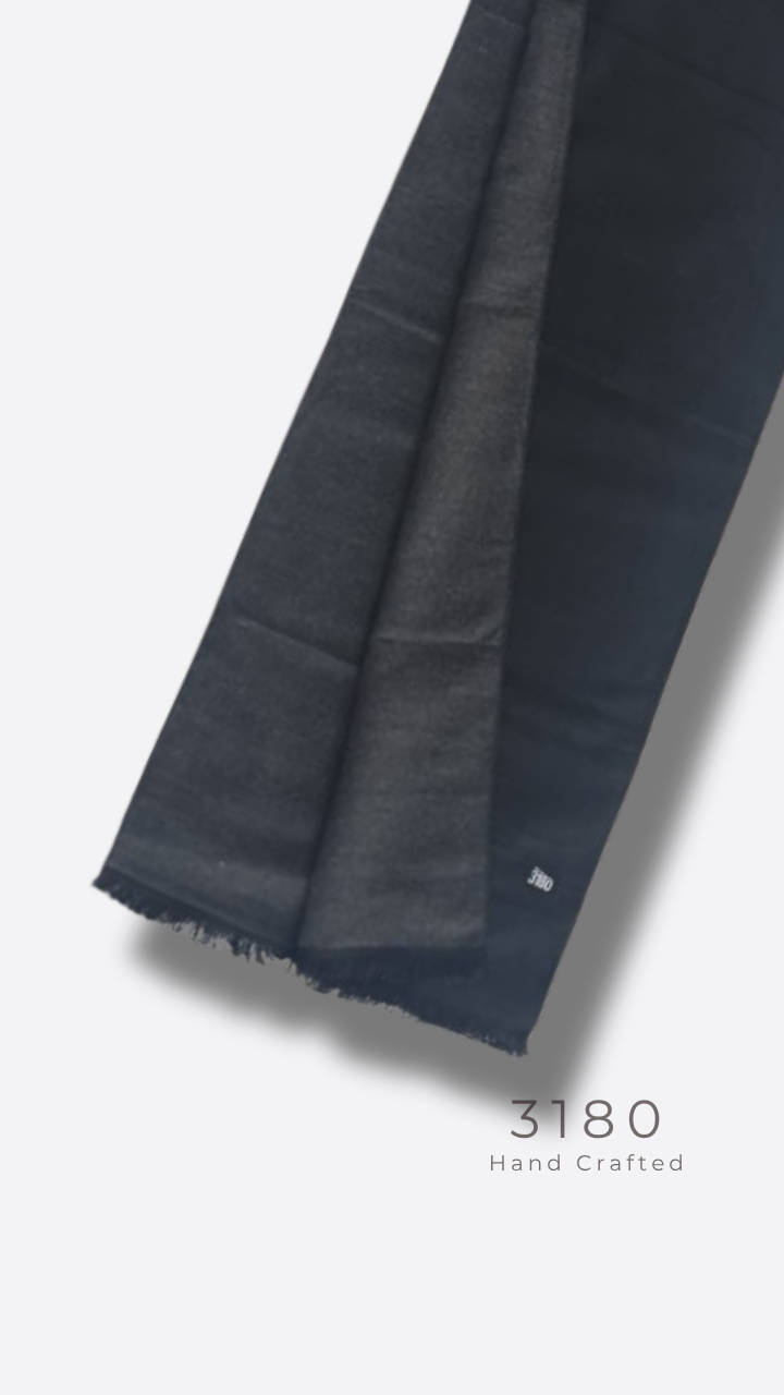 Unisex Reversible Winter Muffler – Black & Dark Grey | 3180